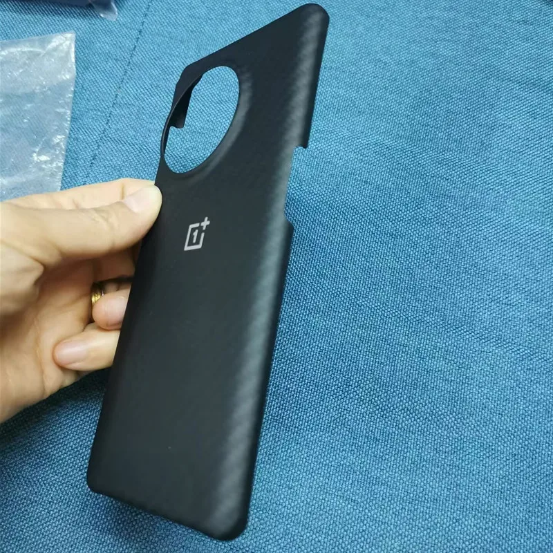 Original Case For OnePlus Ace 2/11R Official Ultra Slim Real Karbon Carbon Fiber Case Matte Luxury Back Cover