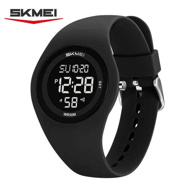 SKMEI 2618 Student Watch Timing Digital Watch for Boys Girl Sports Silicone Electronic Watch 50m Waterproof Multi Functional