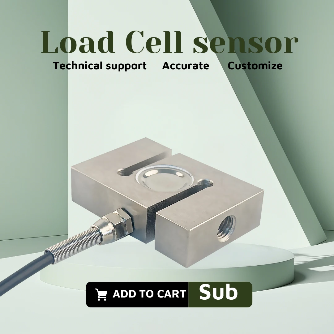 S Shape Tension Compression Load Cell & Display 5kg~5t, Alloy Steel Sensor, IP66 Waterproof, for Crane Hopper Control System