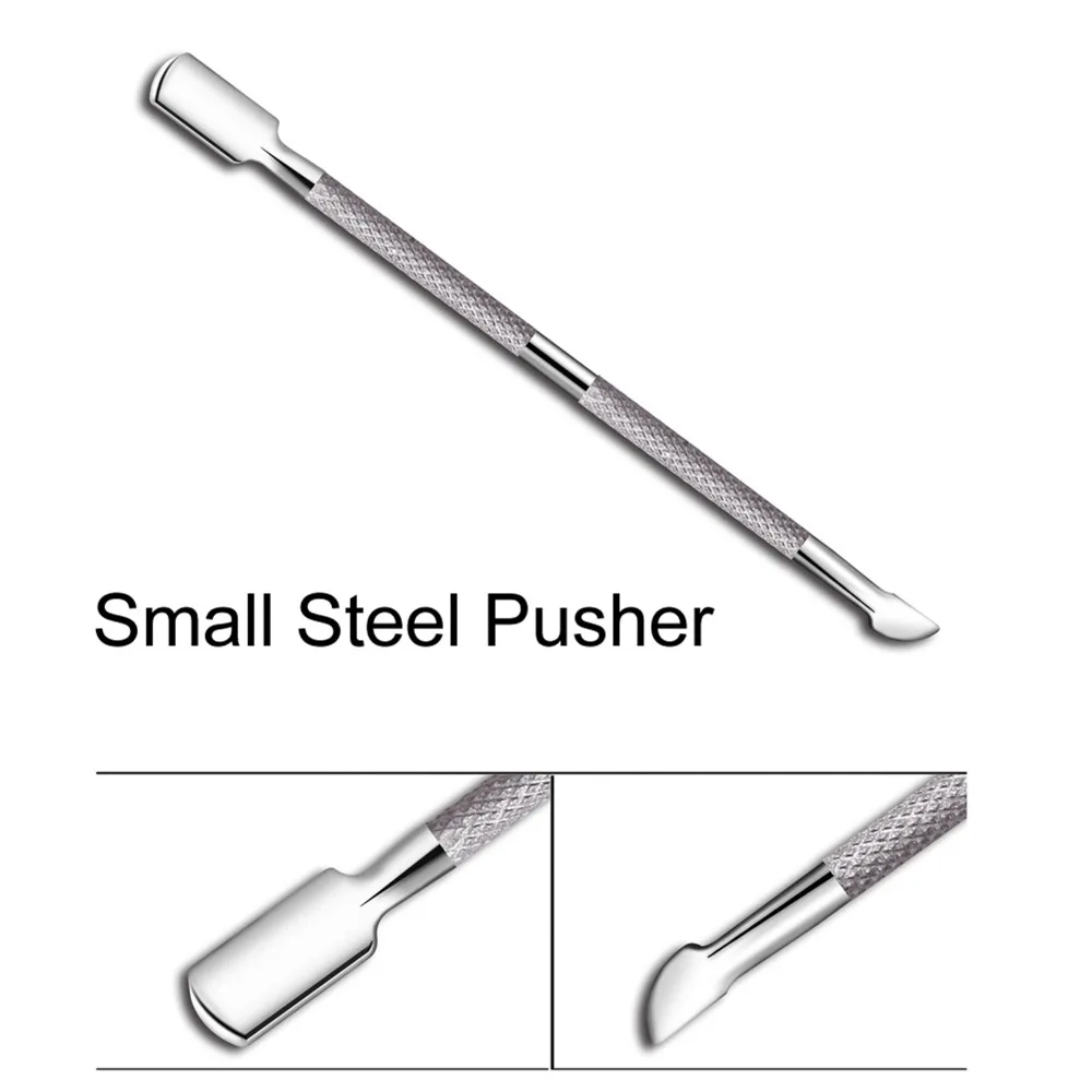 3pcs Stainless Steel Cuticle Nippers Dead Skin Pusher Kit Dead Skin Remover Stainless Steel Dead Skin Scissors Set