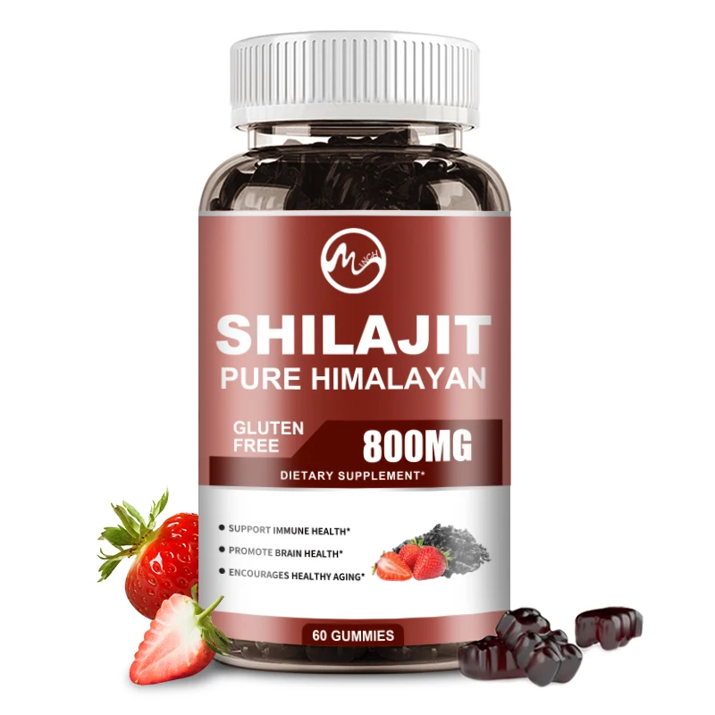 

Beworths High Potency Himalayan Shilajit Resin Gummies Energy Boost & Immune Support 85+ Trace Minerals Supplement For Adults