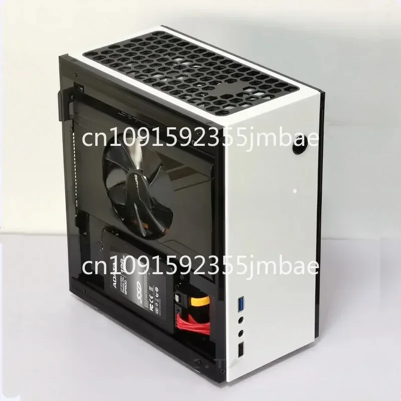 GEEEK A31S Mini Itx Side Transparent Chassis, apply to all 1u Power Supply A4 Chassis Non Aluminum Small 1U Power Supply