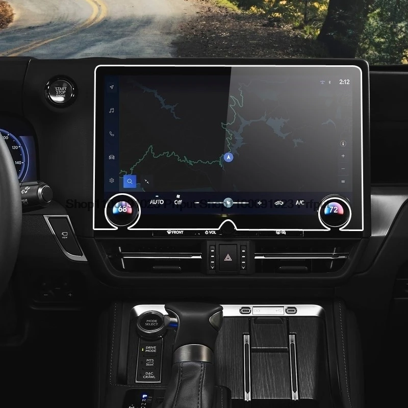 

Защитная пленка для автомобильной GPS-навигации для Lexus GX 550 2024, 14 дюймов, информационная система автомобиля, Защитная пленка для ЖК-экрана