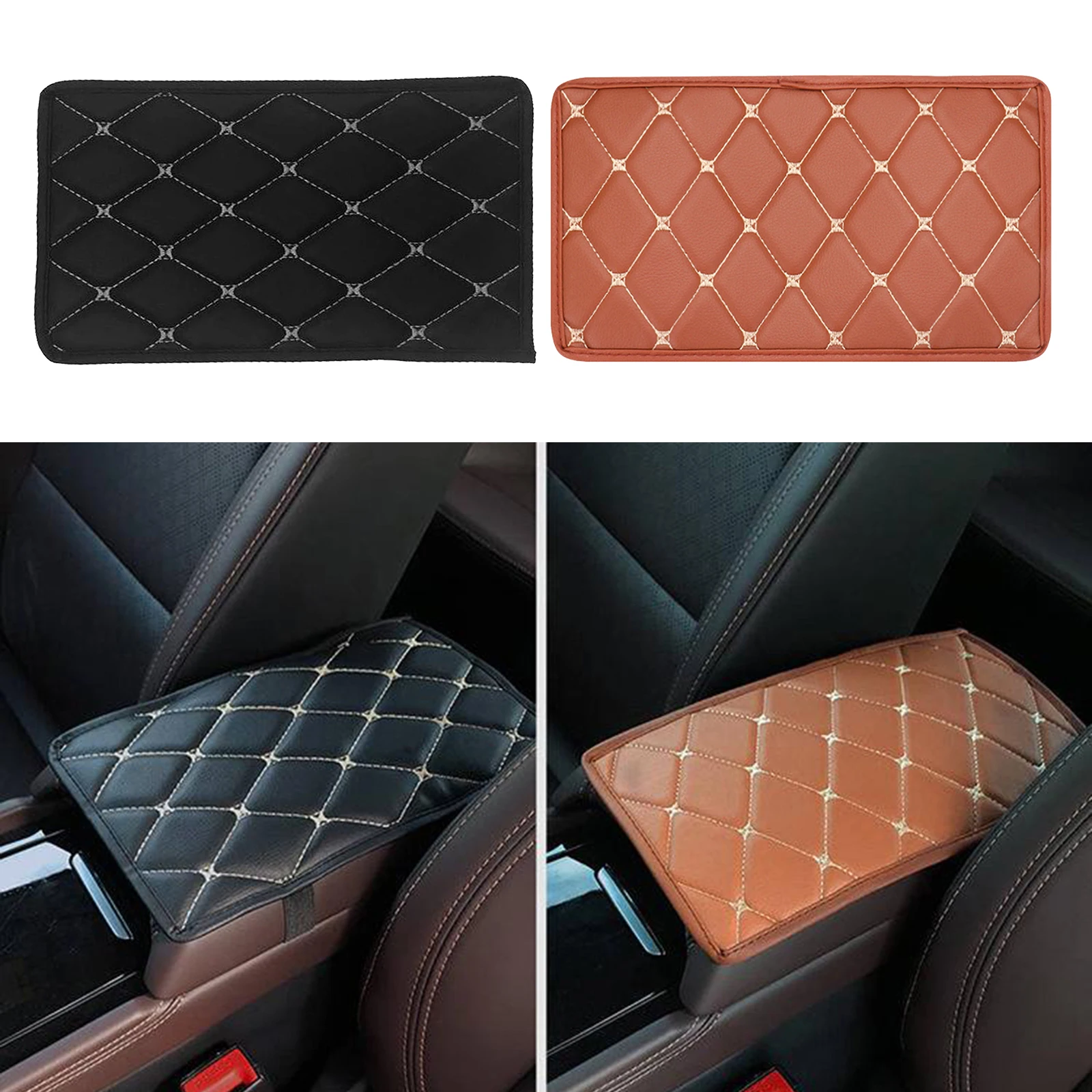 Car Armrest Pad, Auto Center Cover Waterproof Center Pad Car Armrest Seat Vehicle, SUV, Truck, Car