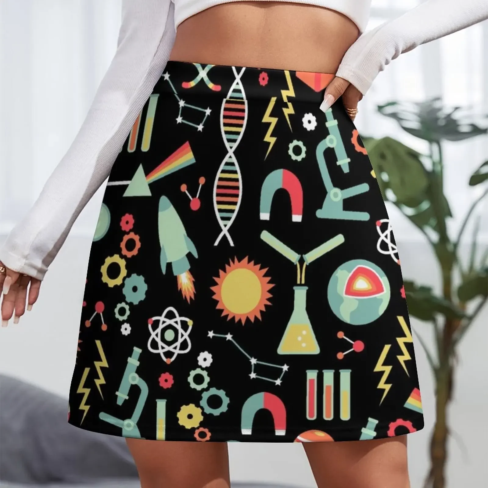 Science Studies Mini Skirt Women's skirts luxury clothes women