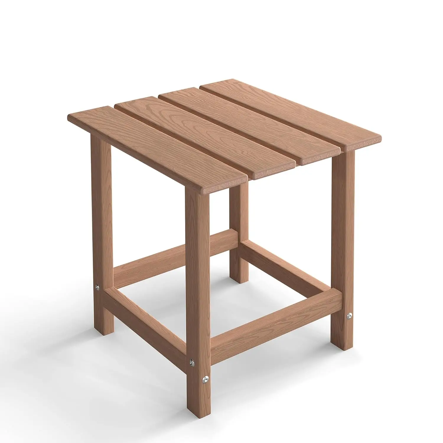 Outdoor Side Table, Adirondack Square Patio Table, Easy Maintenance & Weather Resistant, HDPE End Tables for, Customized