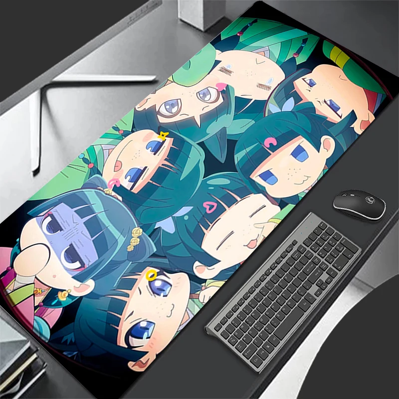 

Mousepad Pattern Gaming Mats HD Rubber Mouse Pad PC Accessories The Apothecary Diaries Desk Mat Non Slip Table Mat Keyboard Pad