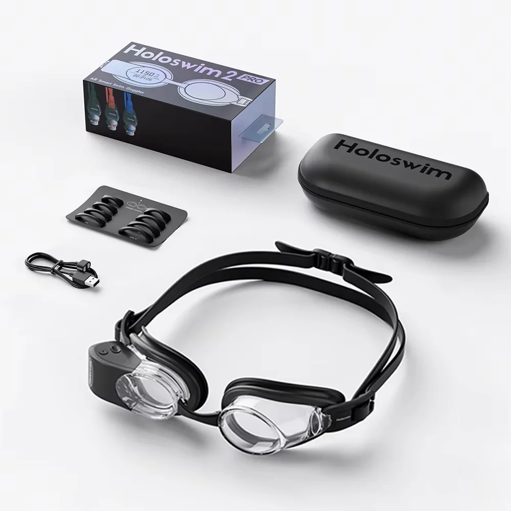 Holoswim 2 PRO Smart AR Swim Goggles Real-Time Data