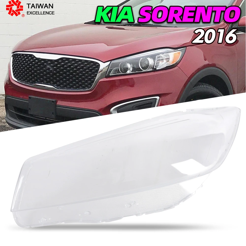 Headlight Cover For Kia Sorento 2015-2 017 Headlight Cover Glass Lamp Transparent Lampshade Shell