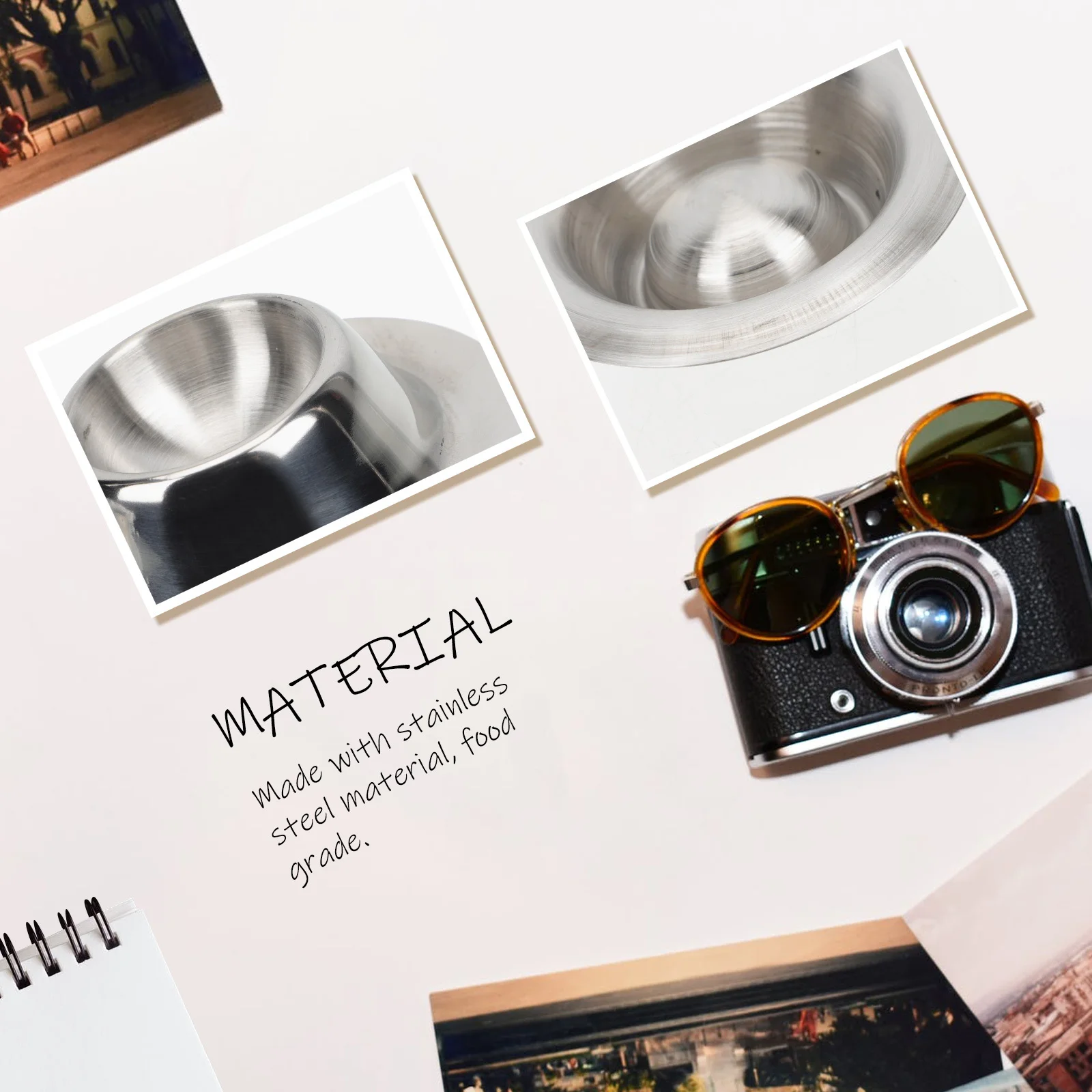 

4Pcs Household Egg Stands Multi-Function Stainless Steel Egg Holder Cups for Boiled Eggs Kitchen Dining Tools Home Accessory