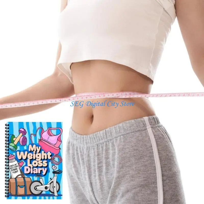 U75B Portable Fitness Notebook Includes Progress Charts And Setting Guides