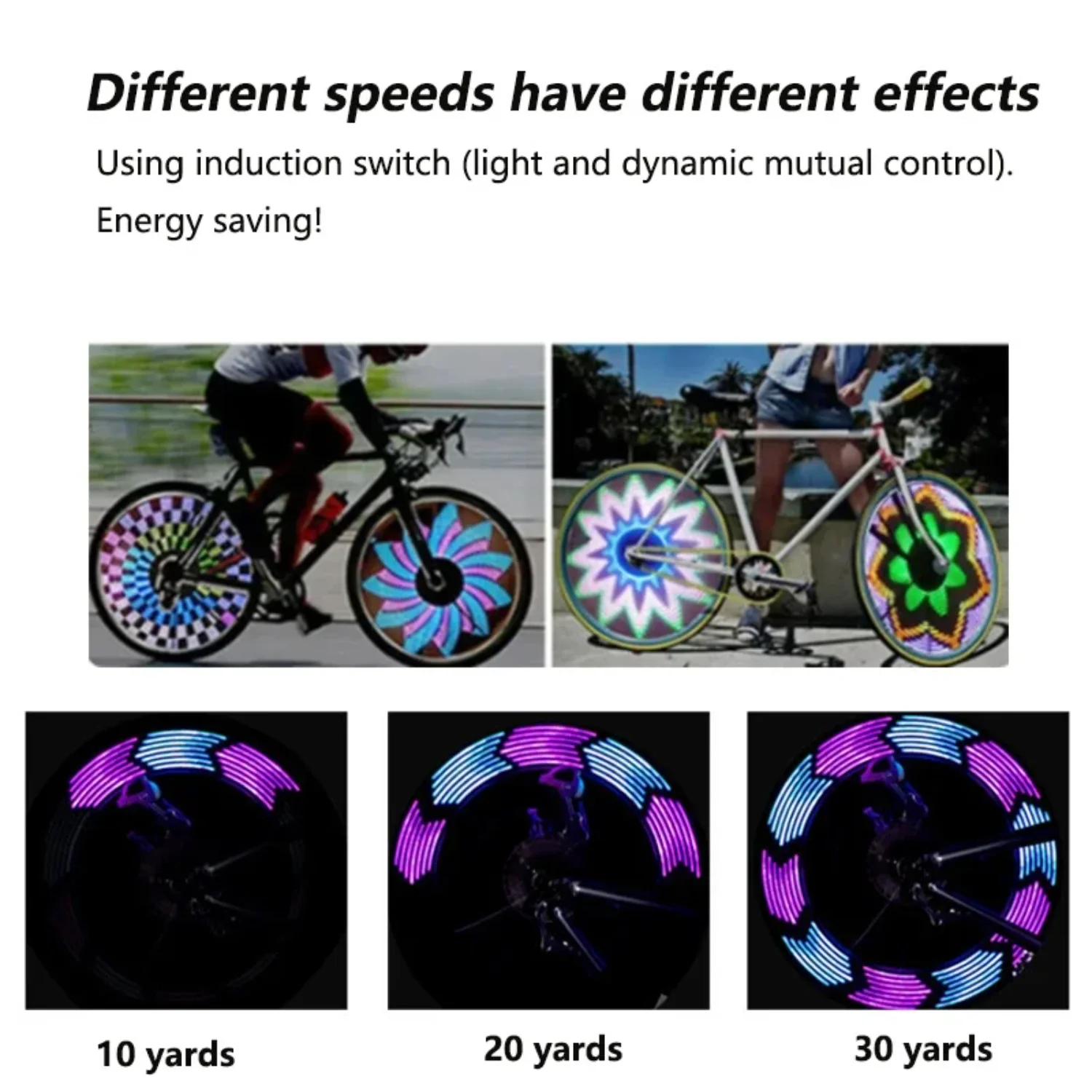 Waterproof  Neon Bicycle Tyre Light Wheel Lamp Bike Spoke Light Colorful Bikes Rims Warning Tire Flash Lights Cycling Lamps