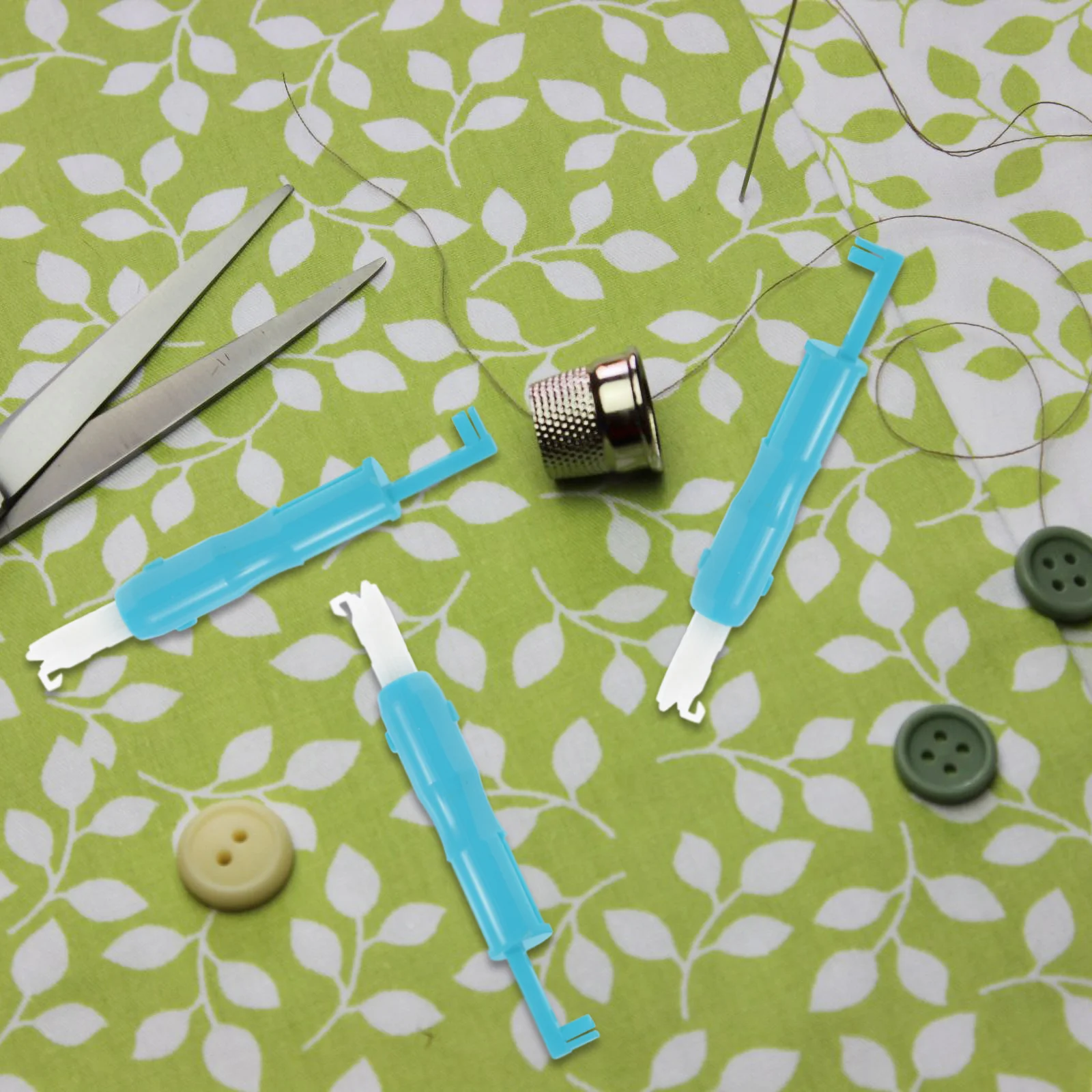 

3PCS Automatic Needle Threader Easy Sewing Tool Elderly Household Multifunctional Machine Threading Aid Needle Inserter