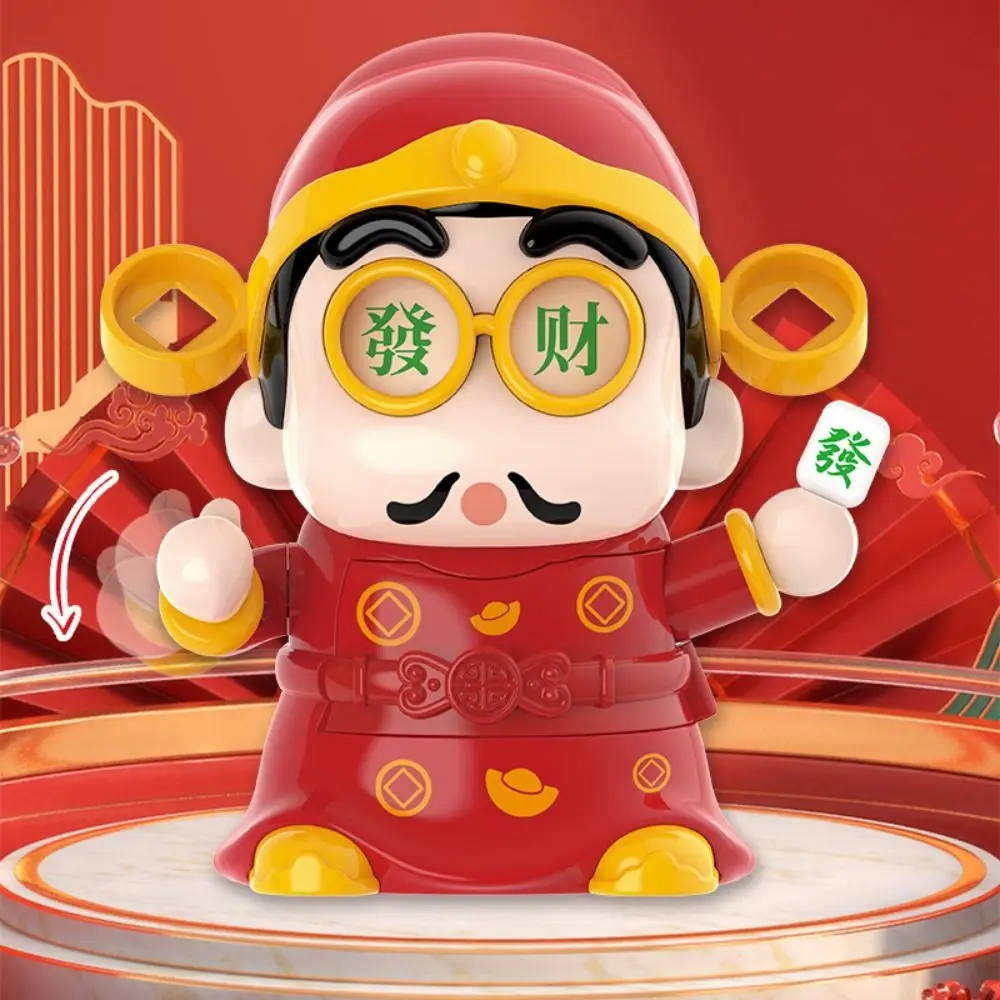 Chinese Style God of Wealth Face Changing Toy DIY Crafts Plastics Sichuan Face Changing Doll Bless Mini Face Changing Doll