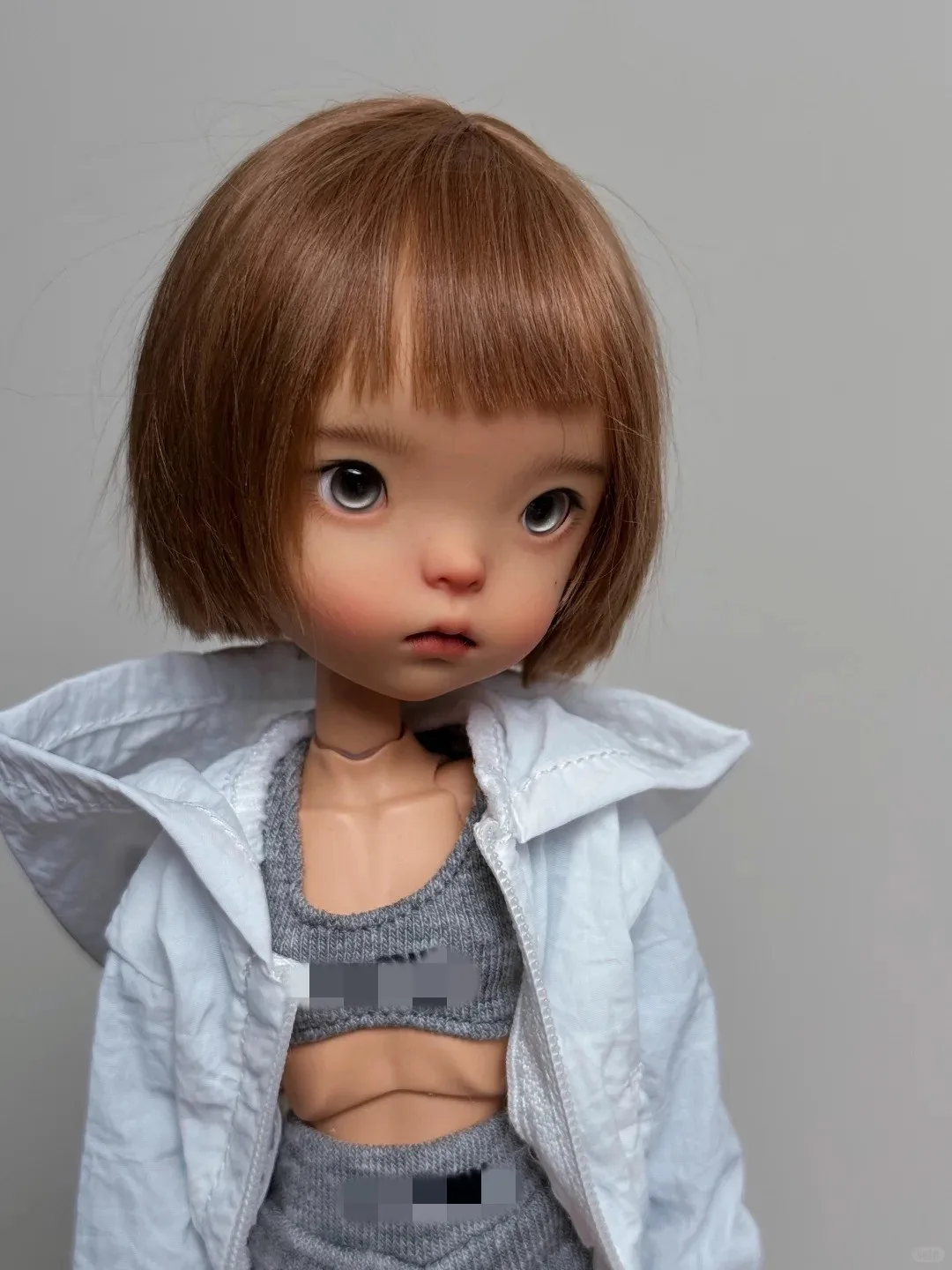 

Новый аутентичный bjd Baby 1/6 женская голова diandian Huhu маленькая матрица Buco sd шарнирная смола ручной макияж место бесплатная доставка