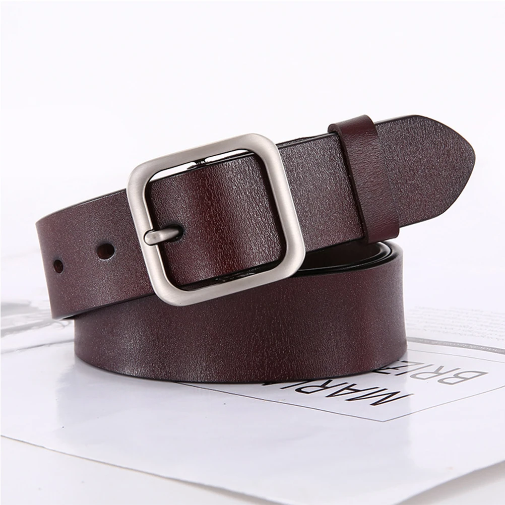

Square Buckle Belt Premium Material Women Fashion Trend Adjustable Waist Hip Modern Style Casual Accessory