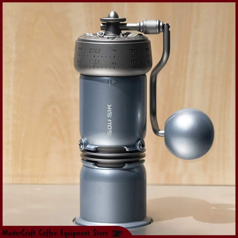 Sou Sik P1 Solo Manual Coffee Grinder Adjustable Aluminum Alloy Desert Yellow Glacier Blue Natural Lotus Pink Outdoor Coffee