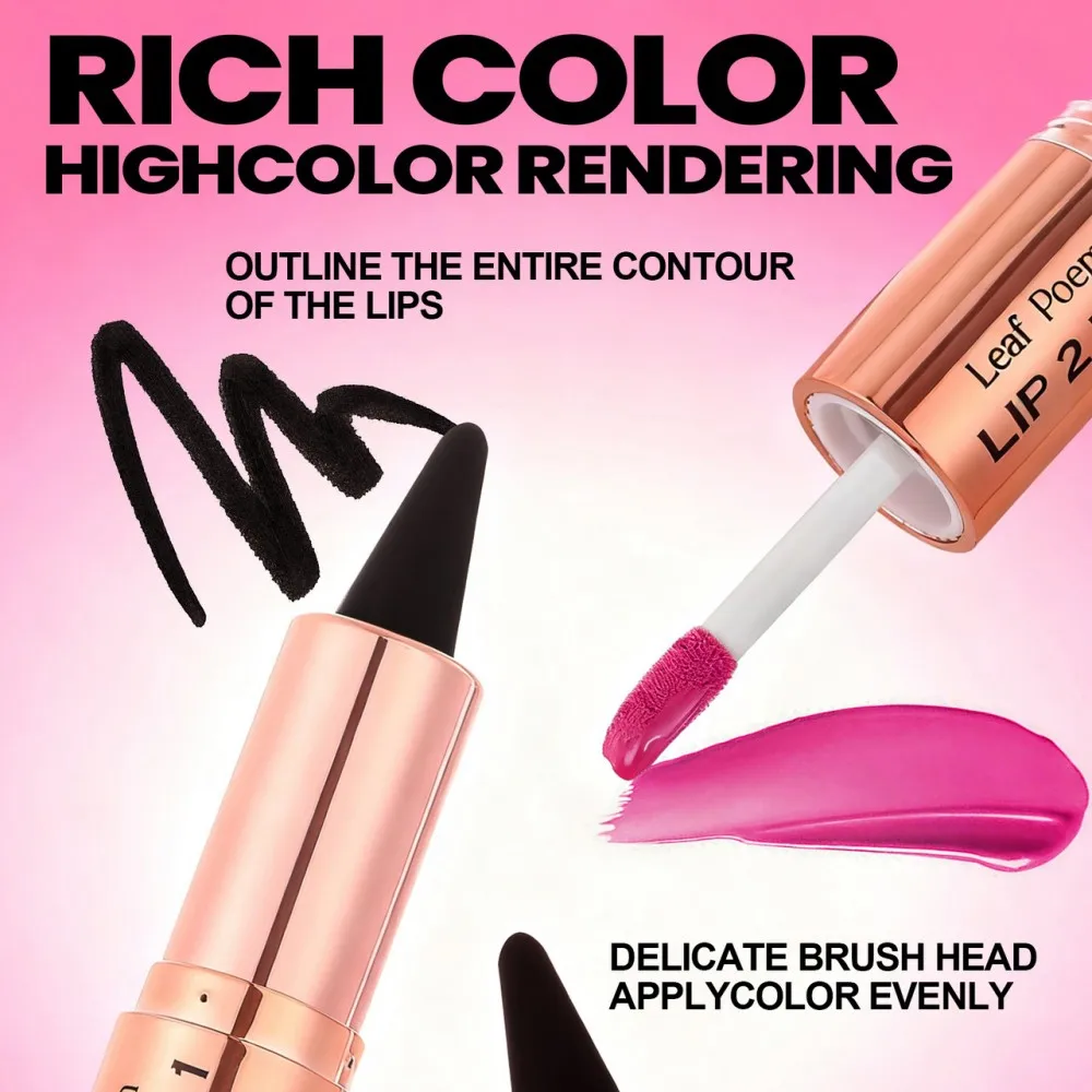 Christmas Beauty Cosmetics Lip Gloss Ink Gloss Lip Moisturizing Lipstick Brightening Oil Moisturizing Cream Large Lip Brush