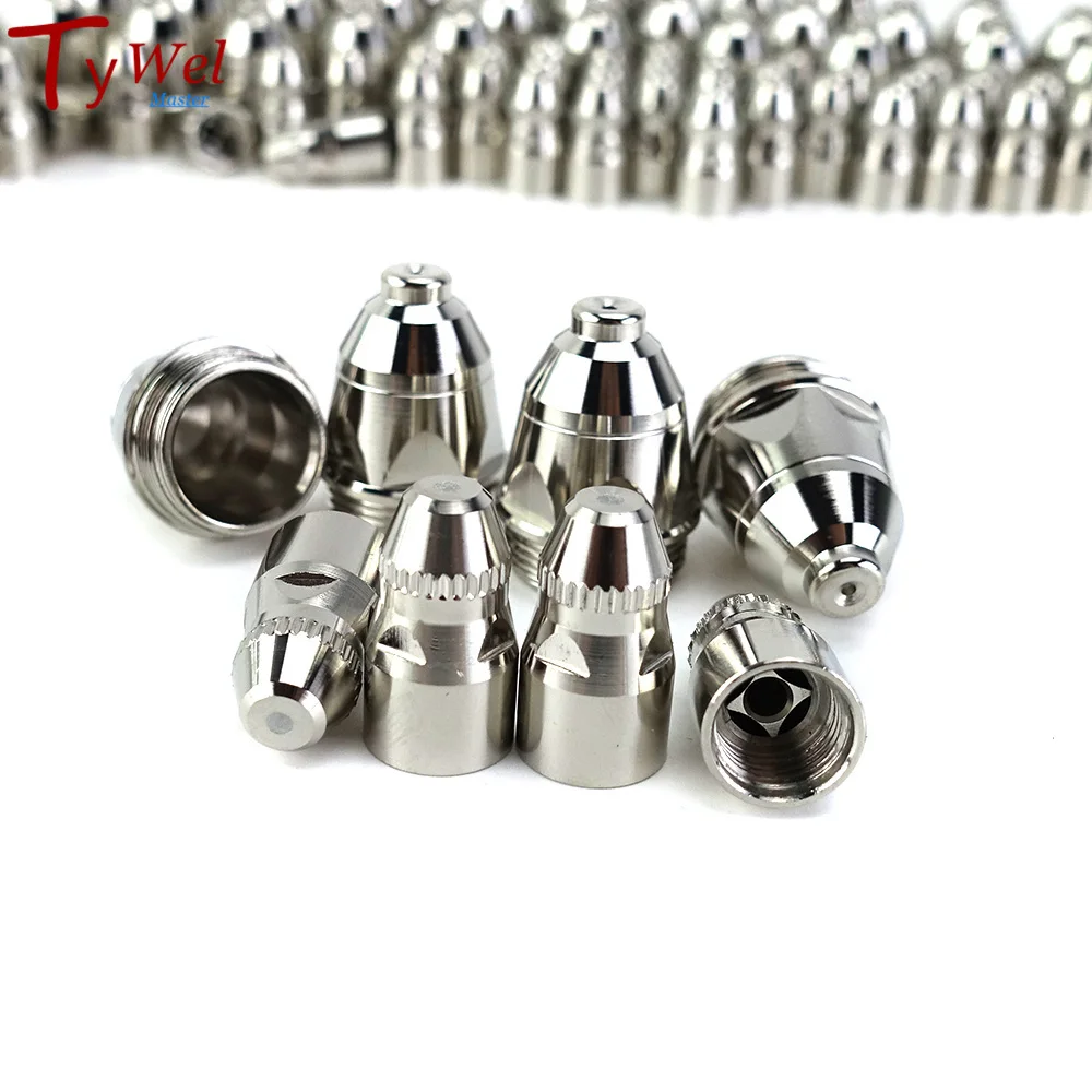 Imagem -03 - Ponta da Tocha de Corte Plasma Premium P80 Bocal Eletrodo Corte Consumíveis 60a 80a 100a P80 Cnc 20 Pcs