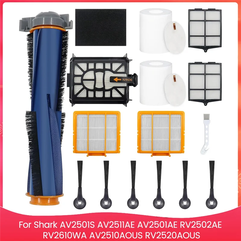 ABRB-Per Shark AV2501S AV2511AE AV2501AE RV2502AE RV2610WA AV2510AOUS RV2520AOUS Robot Aspirapolvere Kit di Accessori