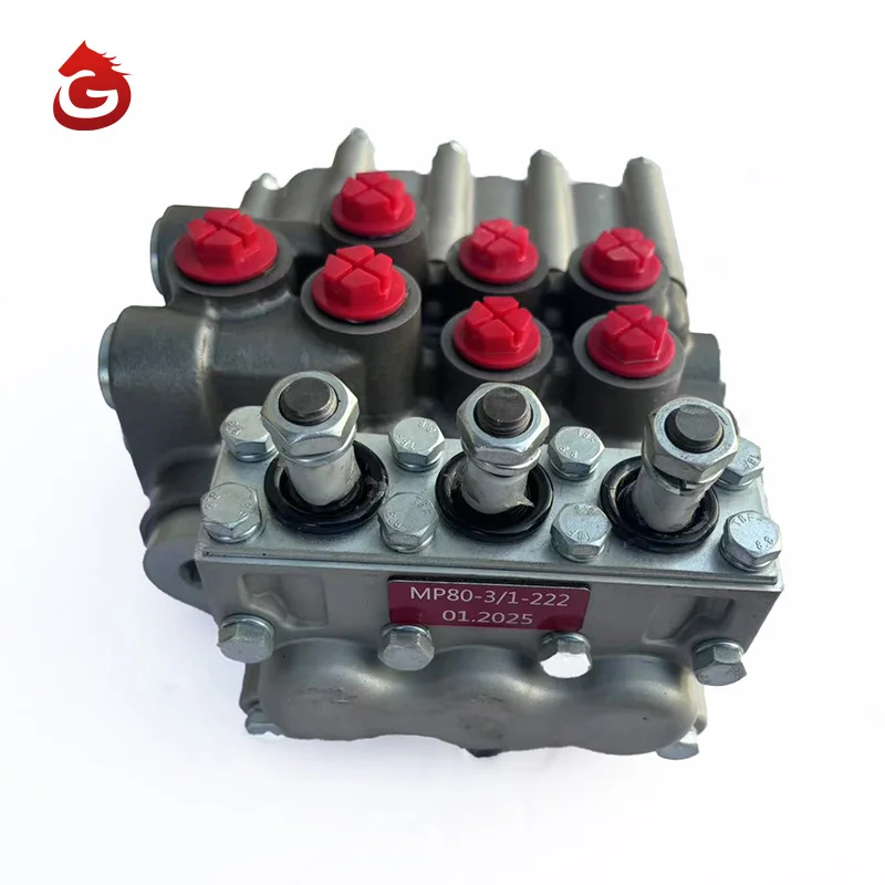 

OEM Available MP80 80 L/Min MTZ Tractor Hydraulic Control Distributor 3 Spool Control Valve