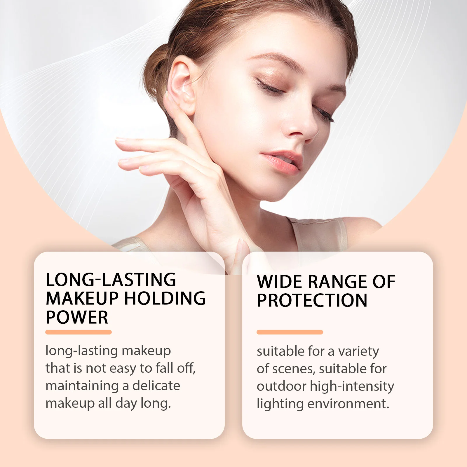 بودرة سائبة واقية من الشمس SPF35 + للتحكم في الزيت تغطي المسام غير اللامعة Sunblock مقاومة للماء تغطية كاملة مسحوق إعداد المكياج الدائم