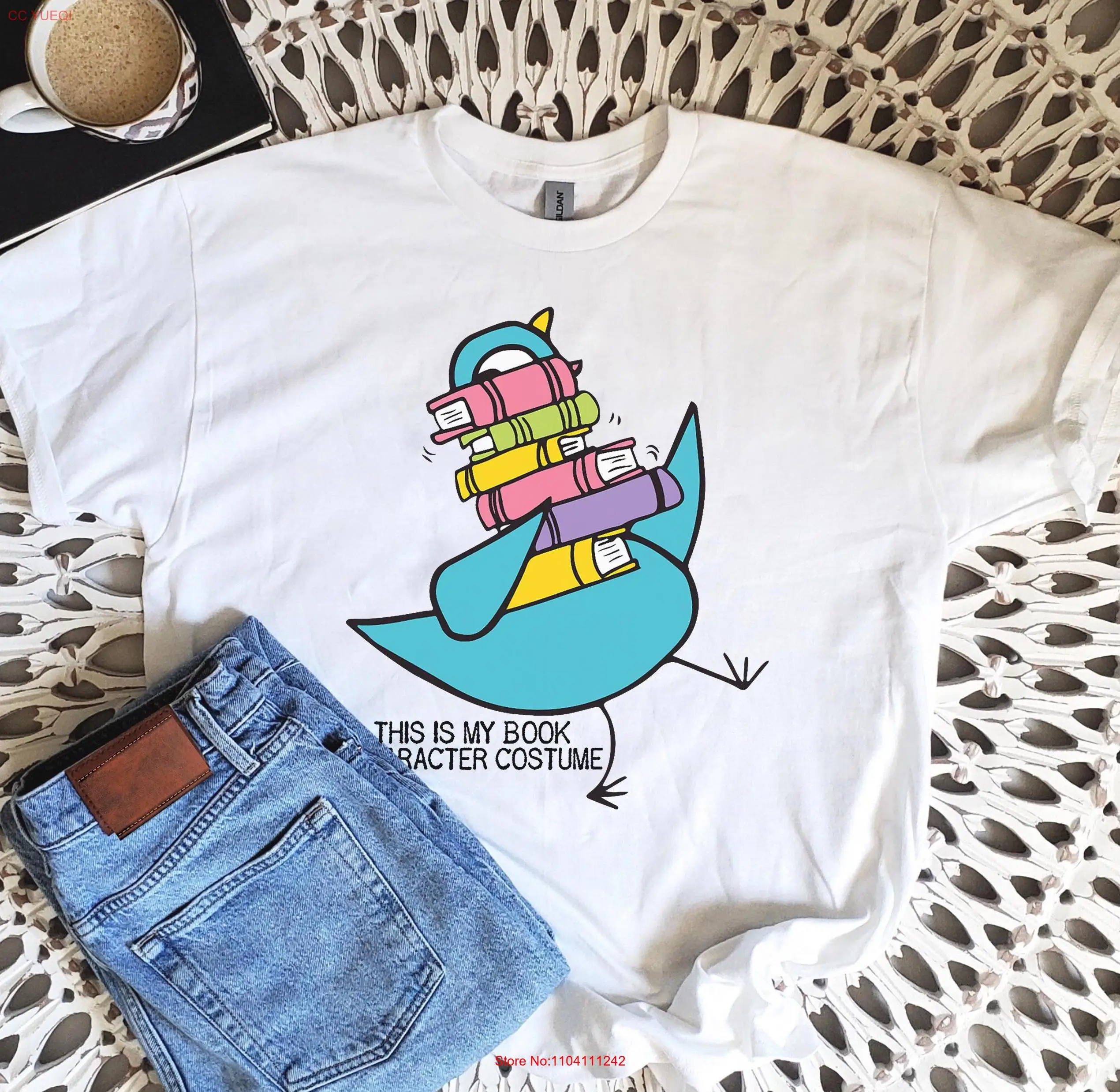 Esto es mi disfraz de personaje de libro, camiseta divertida de paloma para niños, camiseta de lectura, lector de fantasía, camisetas para amantes de los juguetes, dulce