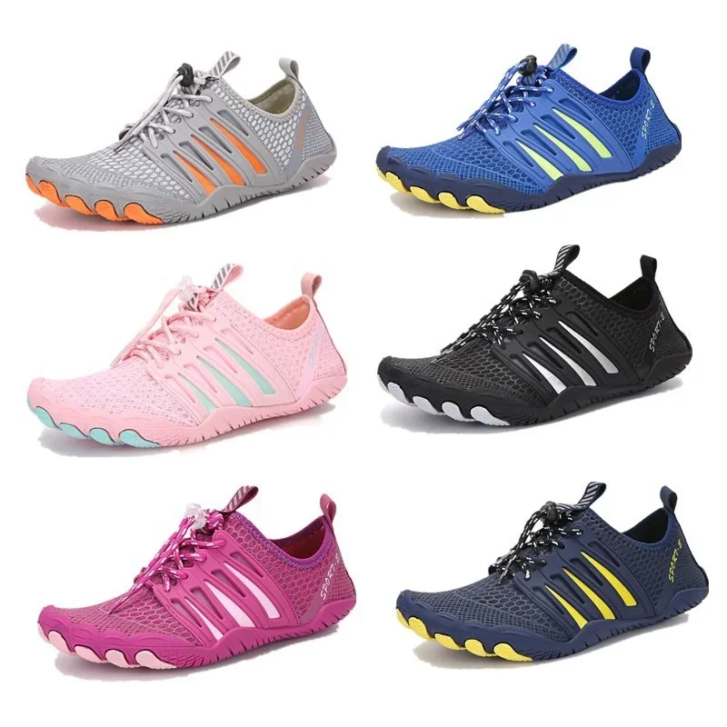 Men Aqua Shoes Breathable Women Upstream Shoes Barefoot Swimming Shoe Quick Drying Hiking Sports Shoes River Sea Water Sneakers