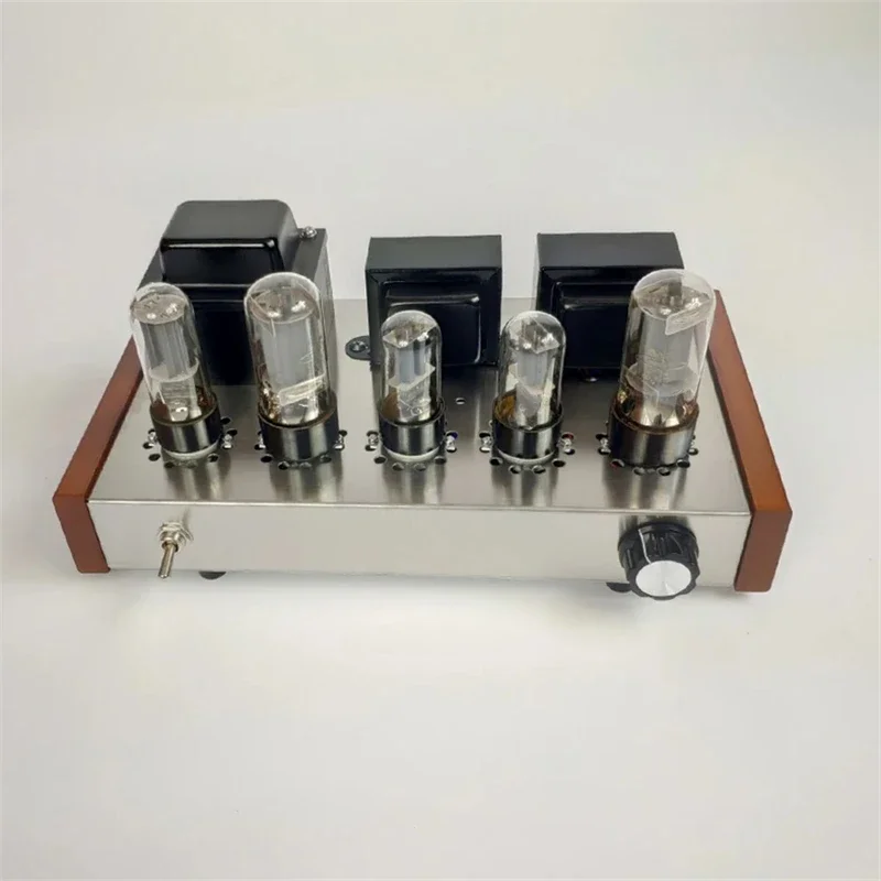 Latest Upgrade/Home Audio Tube Amplifier 5Z4P 6H8C 6P3P Stainless Steel Output 8W*2/Finished Product