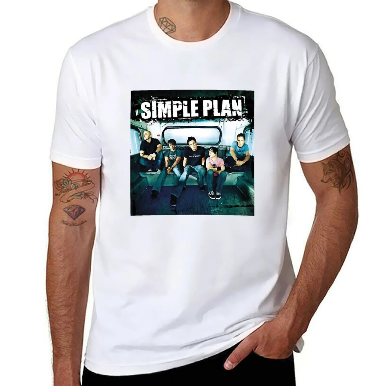 

SIMPLE PLAN TOUR T-Shirt man t shirts high quality luxury brand t shirt custom print T-Shirt