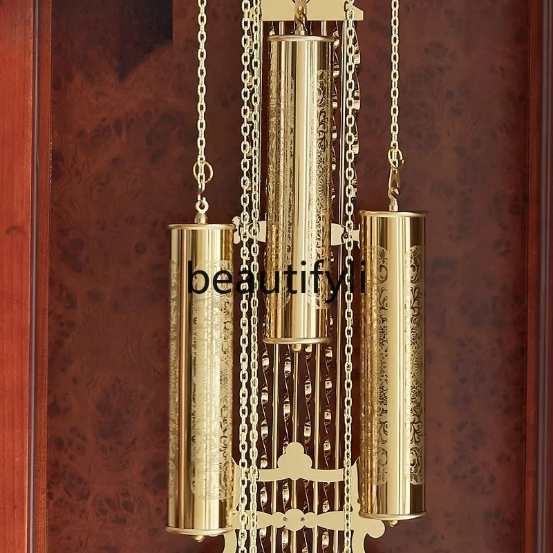 New Chinese floor clock Helmler European pendulum clock living room mechanical standing clock