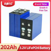 LISHEN Brand 202Ah New Lifepo4 Battery Cell Grade A Rechargeable Lithium Iron Phosphate Prismatic Cell DIY 12V 48V for EES