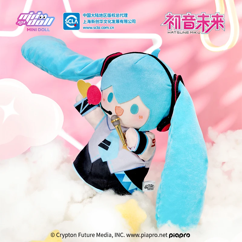 New Original Minidoll Starlight Twinkling Series Miku Rin Ren Puppet Plush Toys Stuffed Plushie Miku Collectible Dolls For Fans