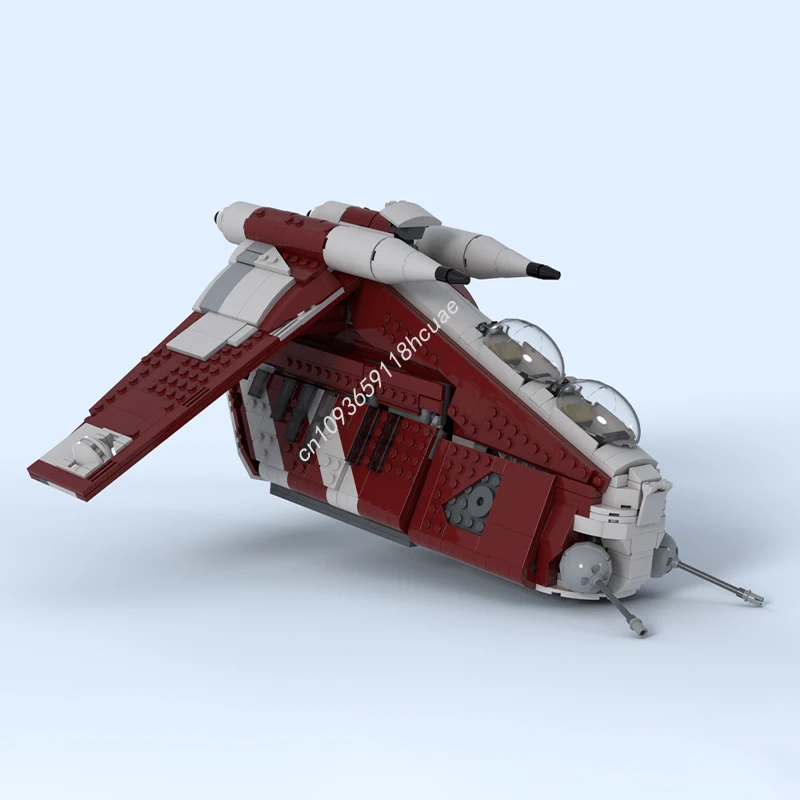 

1161pcs MOC Coruscant Guard Gunship Facelift summer 2025 Star Battle Building Blocks to Develop Patience and Christmas toy Gift