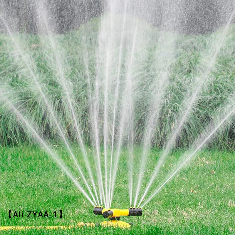 【A】360 Degree Rotating Garden Sprinkler Tandem Sprinkler Watering Device Automatic Lawn Water Sprayer Irrigation System