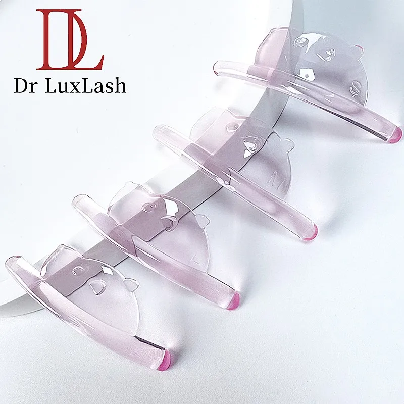 Glueless Bear Lash Lift Rods salons Self Sticky Lash Lift Pad  Private Label Panda  Lash Lift shields Reuseable Eyelash Perm Pad