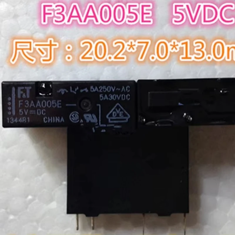FTR-F3AA005E-HA F3AA005E 5V FTR-F3AA012E-HA F3AA012E 12V FTR-F3AA024E-HA F3AA024E 24V 4PINS 5A Power Relay