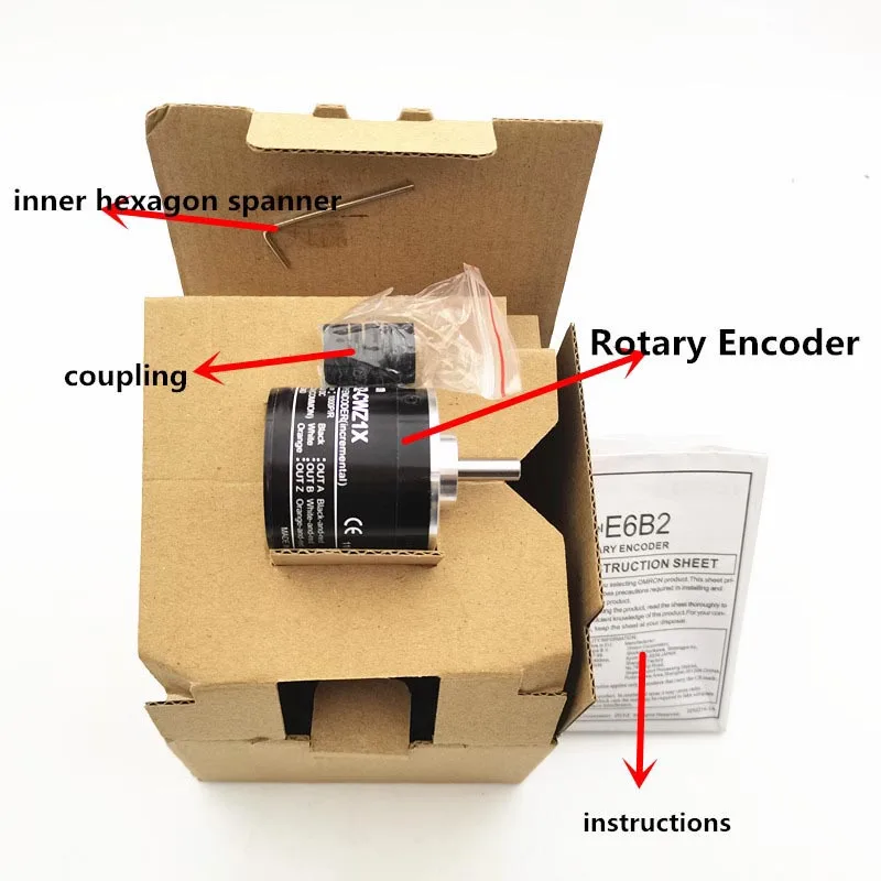 E6B2-CWZ6C E6B2-CWZ5B E6B2-CWZ1X E6B2-CWZ5G E6B2-CWZ3E Rotary Encoder 5-24V 100-2500P/R