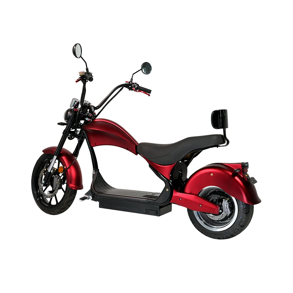 Big Seat E Chopper 4000W Electric Motorcycles For Two People Citycoco Electric Scooter