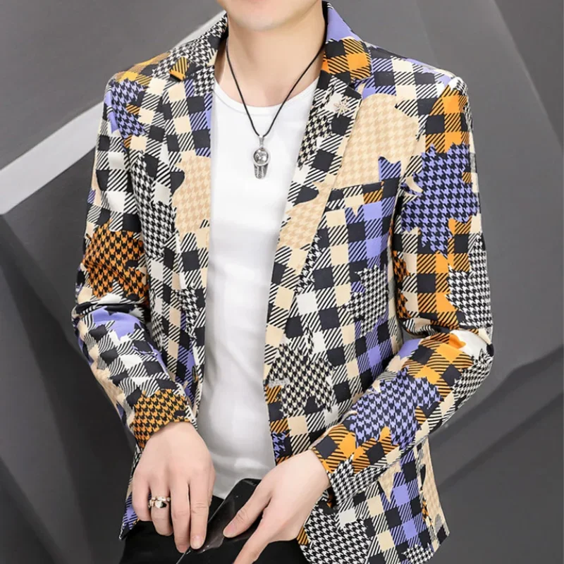 

Spring and Autumn Clothing New Fashion Handsome All The Fashion Men's Business Small Suit Korean Version Slim 27031632