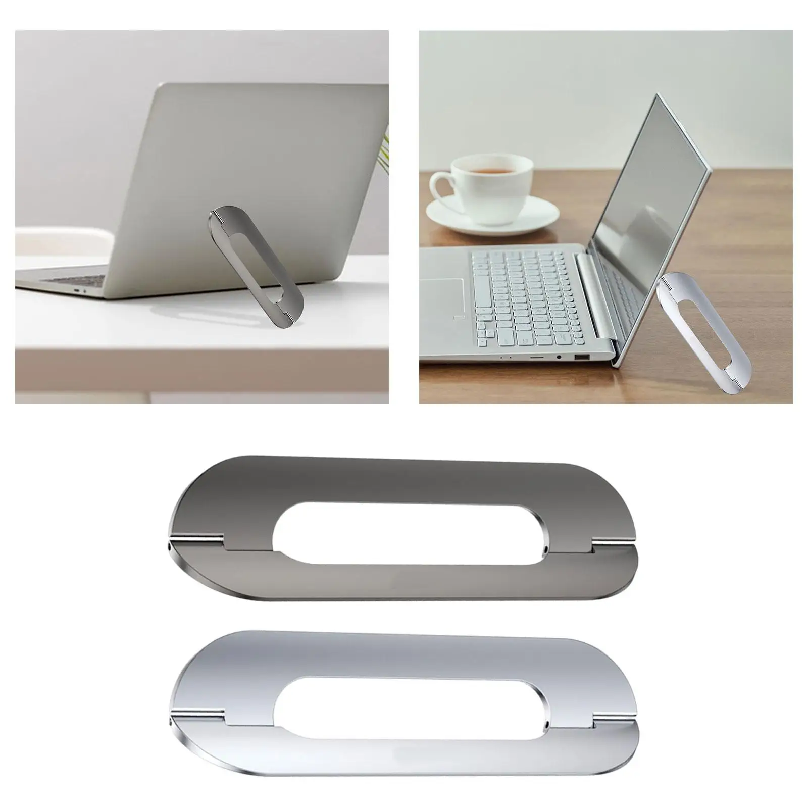 Suporte portátil do suporte do computador suporte ventilado dobrável do portátil da liga para o curso 11.6-17 polegadas escritório escolar do portátil casa