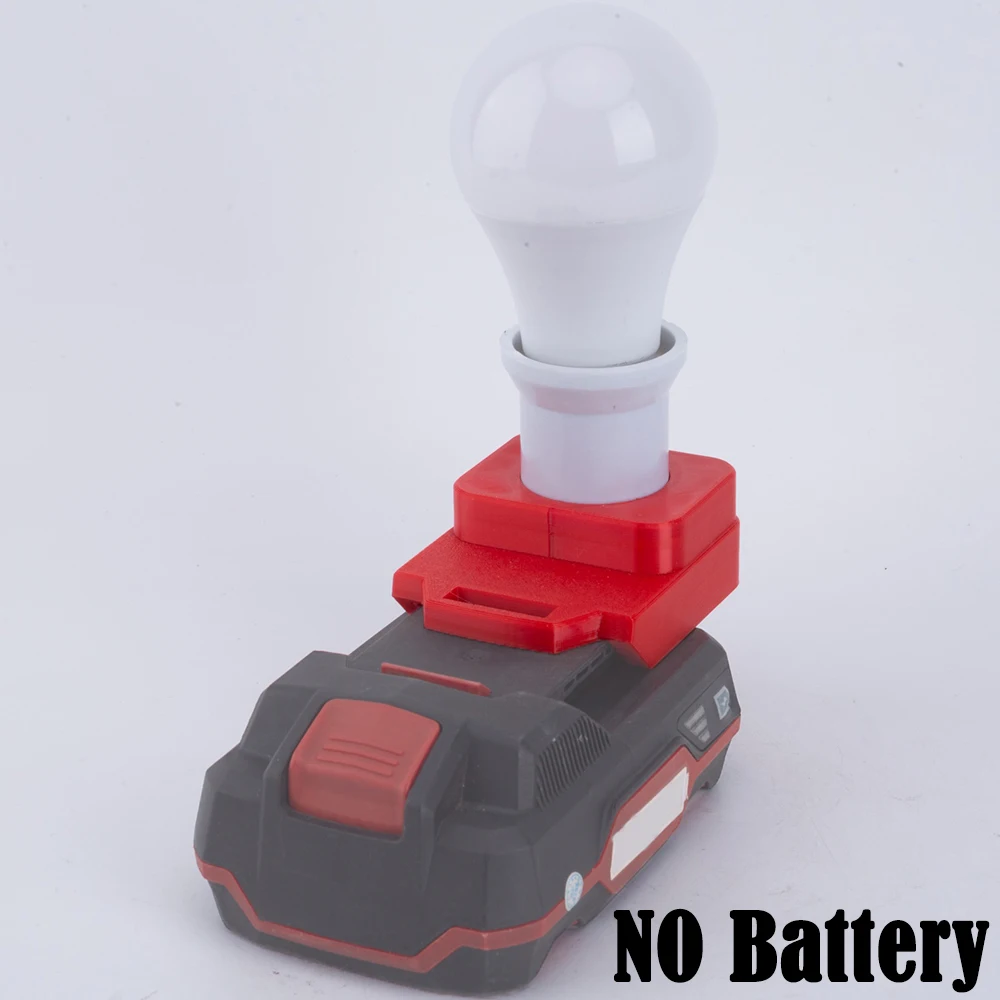 

Portable E27 Bulb Lamp LED Work Light For Lidl Parkside X20V Team Li-ion Battery Cordless For Indoor And Outdoor Emergency Lamp