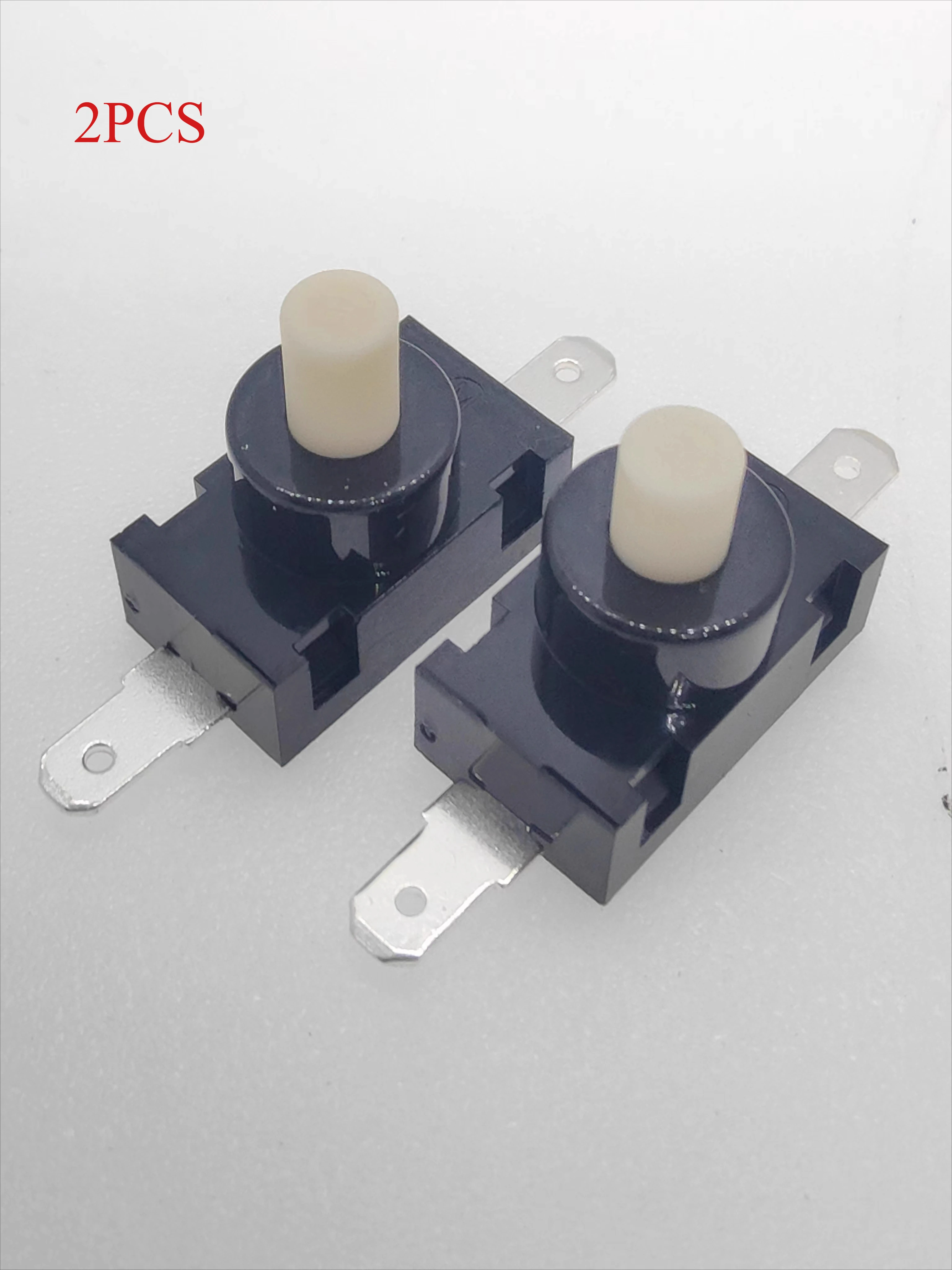 

2PCS Wall Breaker Switch Vacuum Cleaner Switch KAG-01C Power Button Two Legs 7A250V