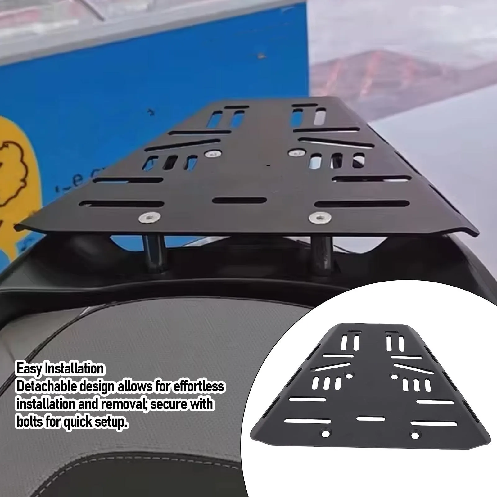 

Нижняя опорная пластина для кофра из углеродистой стали, съемная, для крепления заднего багажника, замена для QJ Motor FORT 250