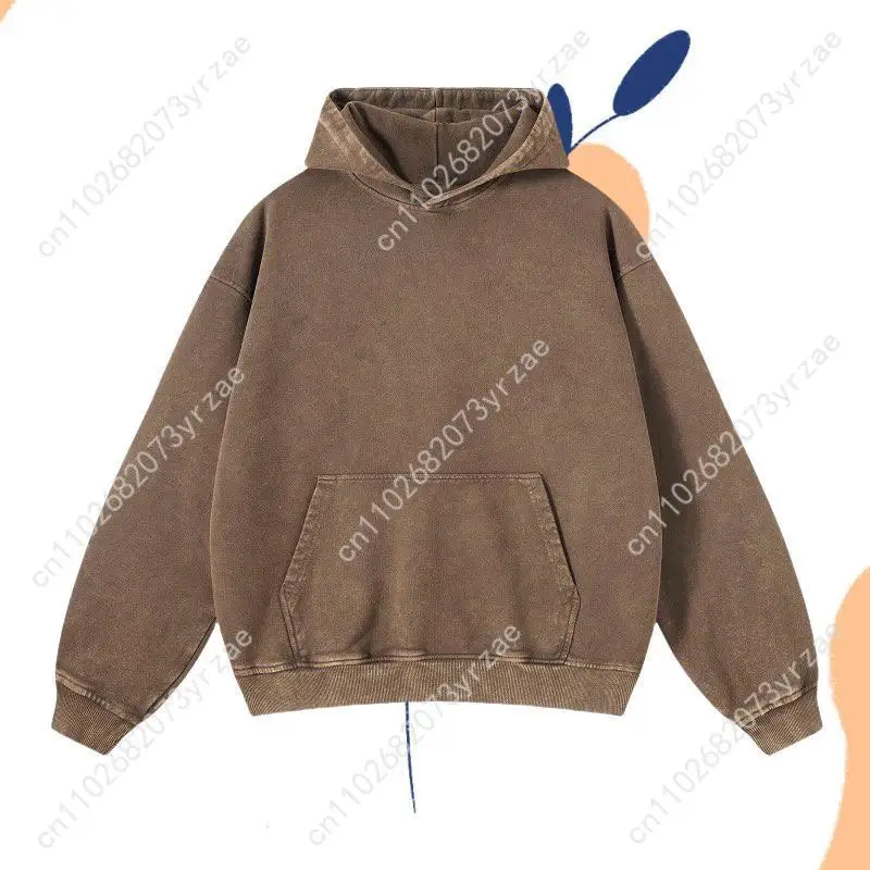 

Retro Wash Hoodie Super Soft Sweatshirt Mens Womens Pullover Fashion Comfortable Hoodies Sweatshirts Breathable Vintage Tops