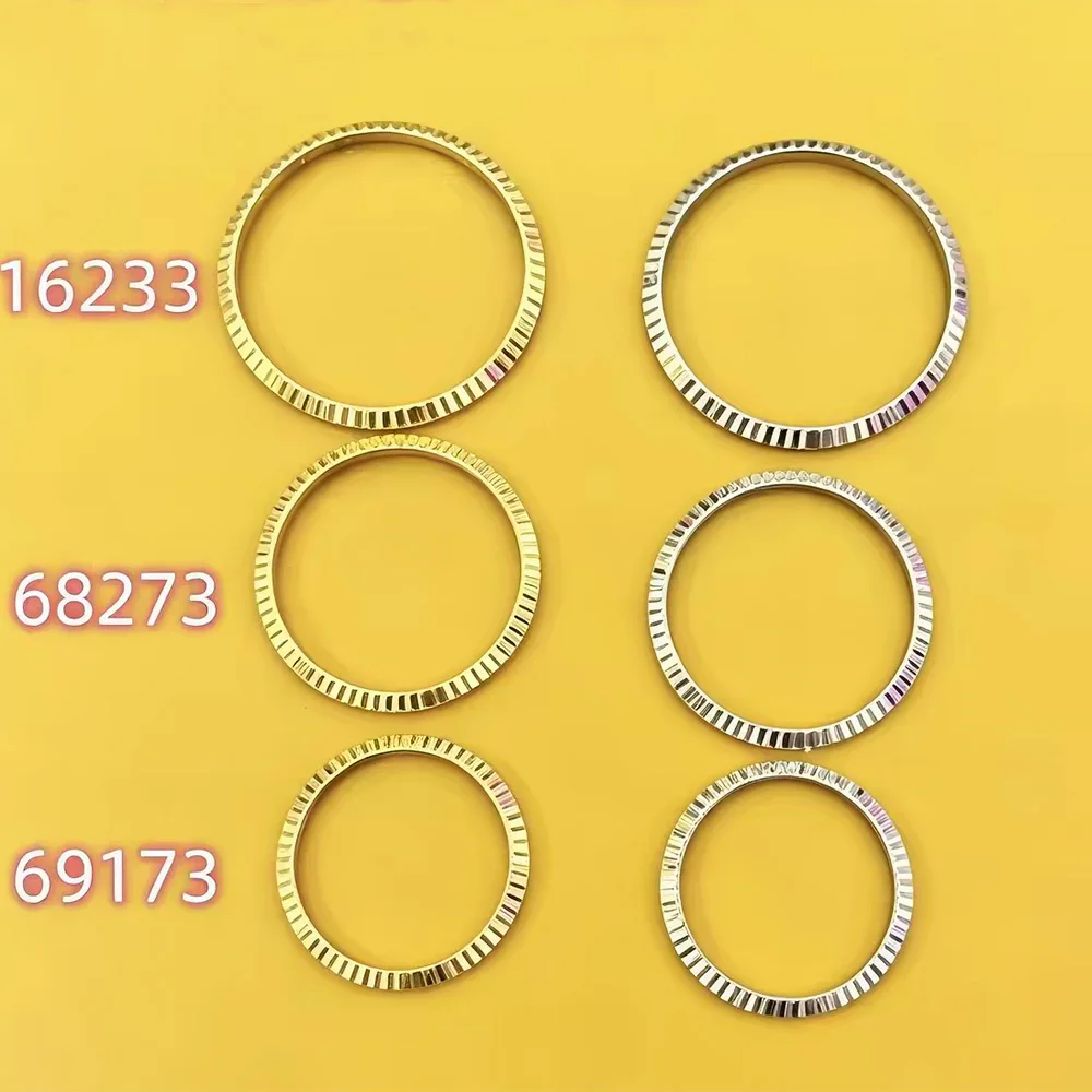 Stainless Steel Electroplated Fluated Bezel For RLX DATEJUST 16234 68274 69174 Automatic Movement Women's Watch