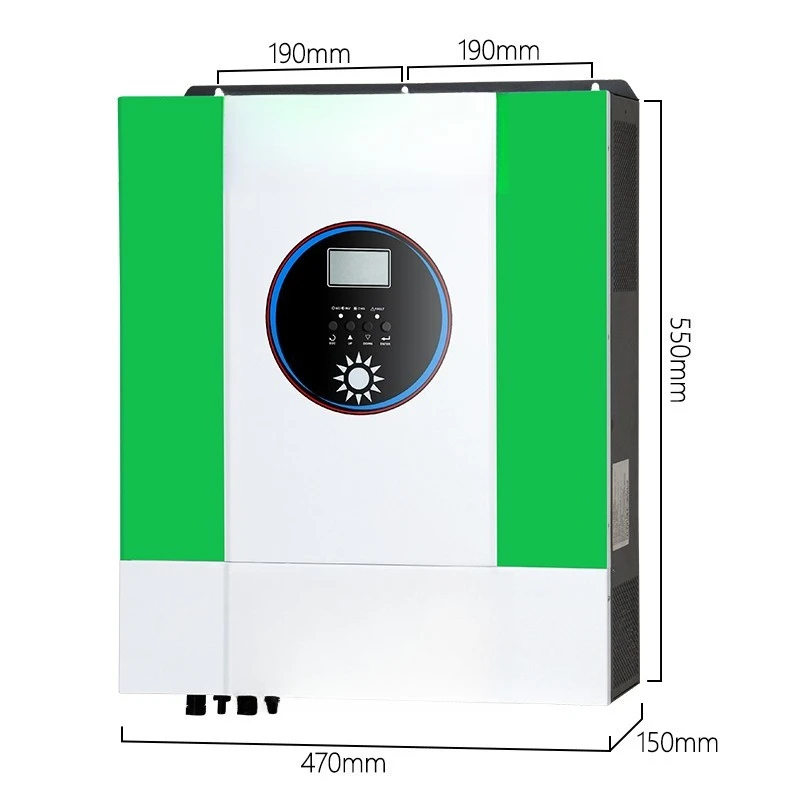 Machine intégrée de contrôle inverse photovoltaïque d'inverseur solaire hybride de la onde sinusoïdale 48V de 11KW