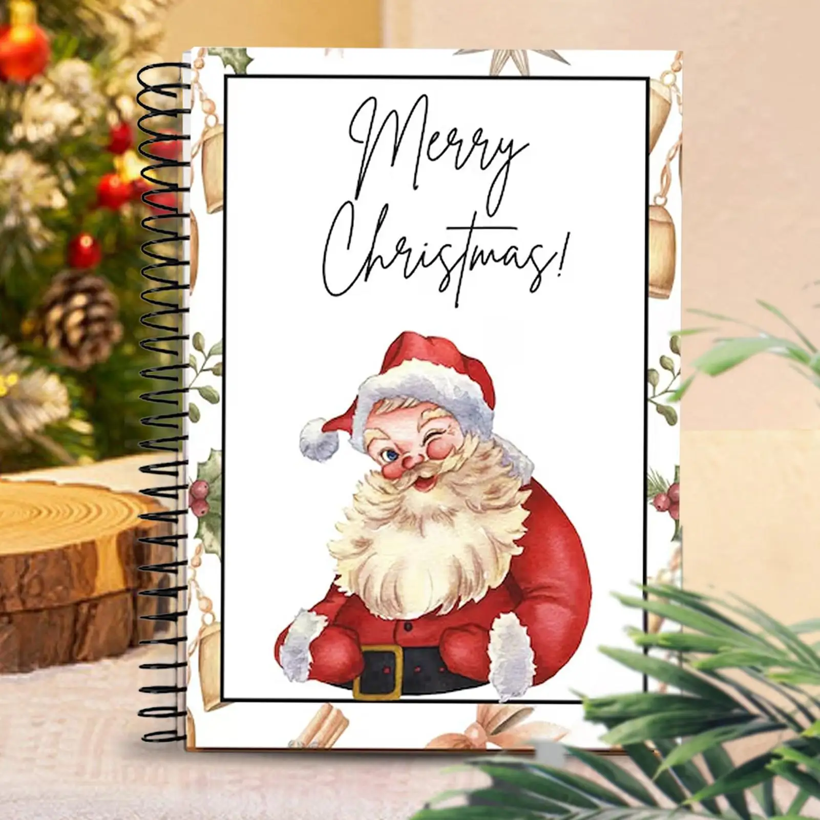 Spiralgebundenes Weihnachts-Geschenkkartenbuch Festliche Weihnachtsgeschenke für Teenager Grußkarten-Organizer Grußkartenhalter – Detail 9