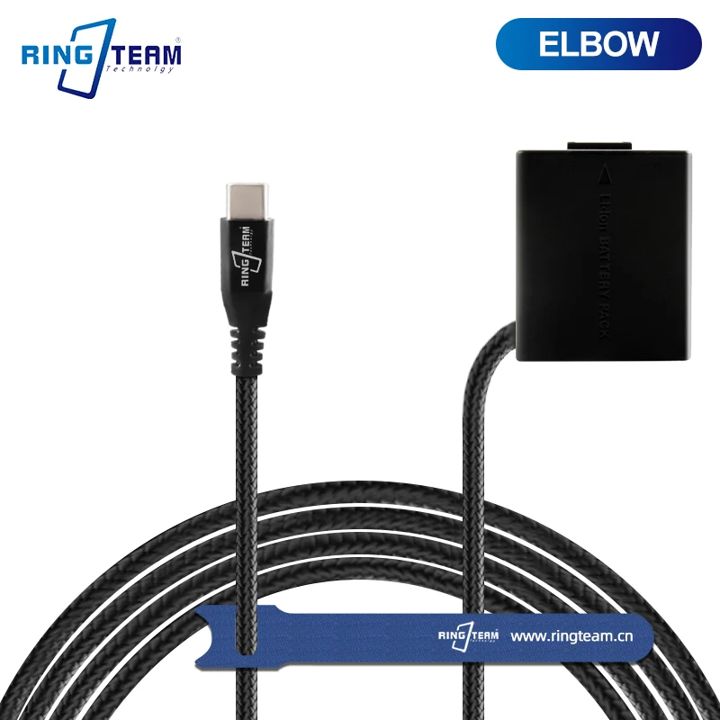 جديد مضفر كابل TYPE-C USBC PD الحق بزاوية DMW-DCC3 DCC3 تيار مستمر مقرنة DMW-BLB13 الدمية البطارية لباناسونيك G1 GH1 GF1 G2 G10