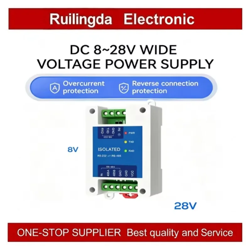 EBYTE  E810-Z01 E810-Z01M DC8-28V RS232 to RS485 Industrial Grade Converter High Speed Bi-Directional Transmission Modem